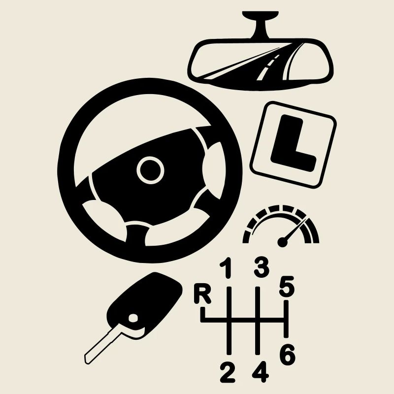 logo Car driving instructor