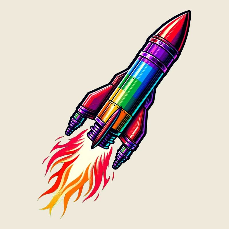 Regenbogenrakete