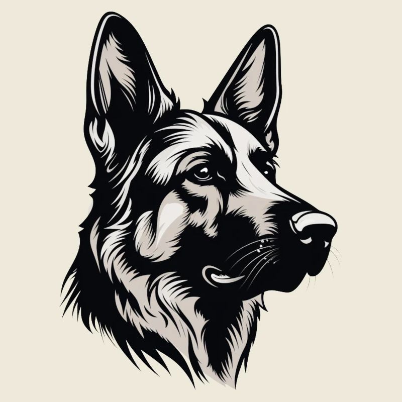 Logo du berger allemand