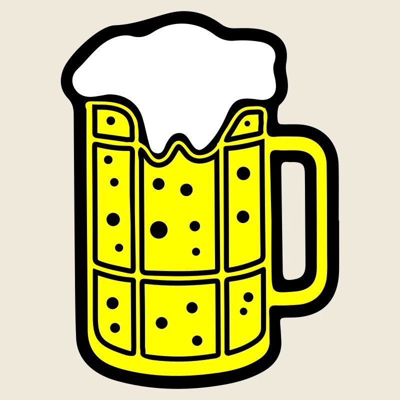 Chope de bière symbole de bière Cheers