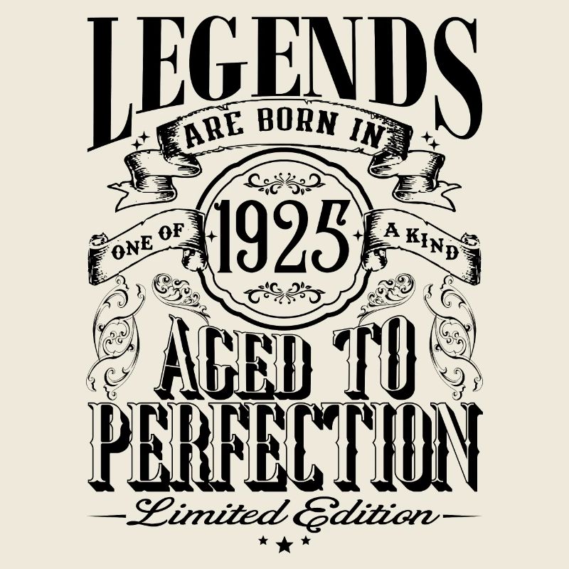 Vintage Né(e) un mois de 1925 anniversaire
