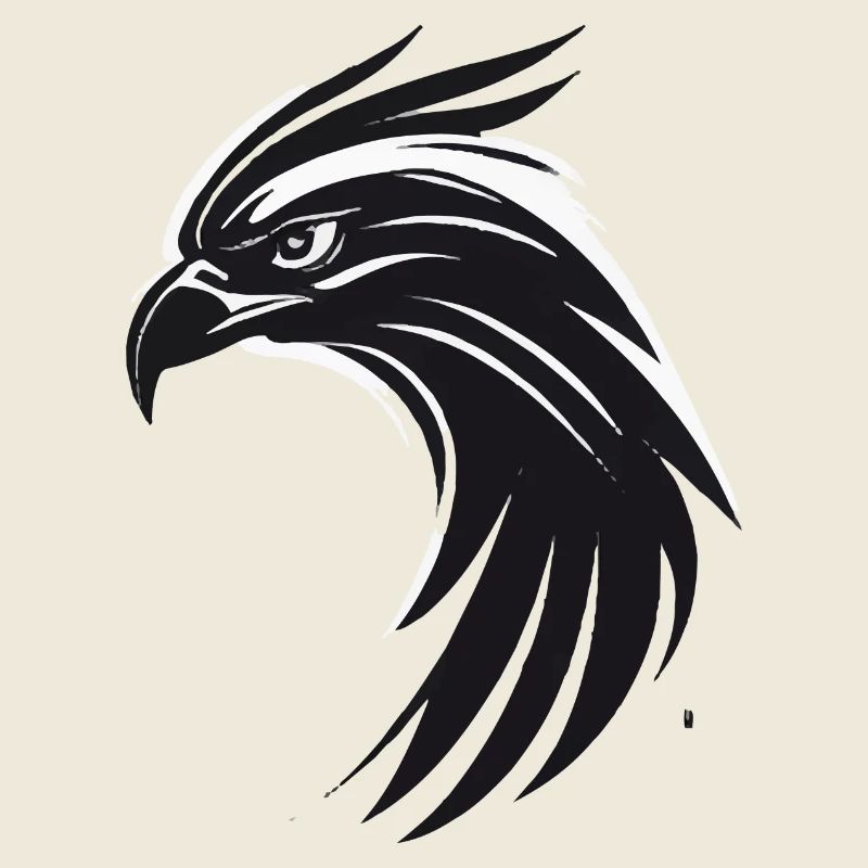 Aigle Oiseau de proie tête