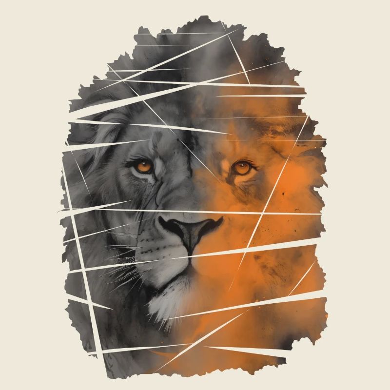 lion face