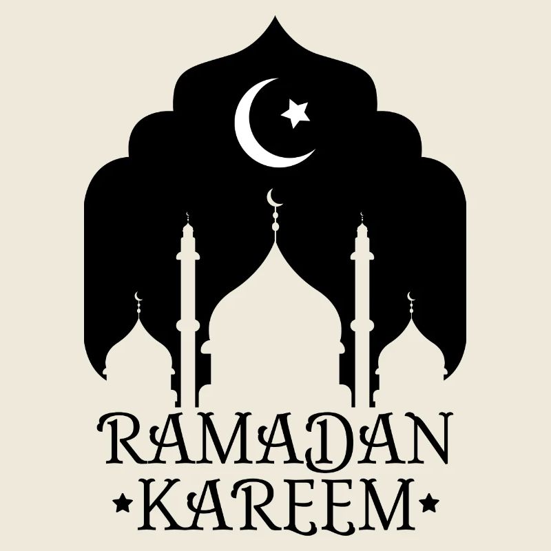 Ramadan Kareem Black