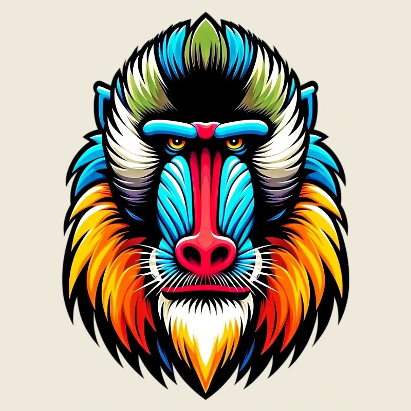 Mandrill-Affe