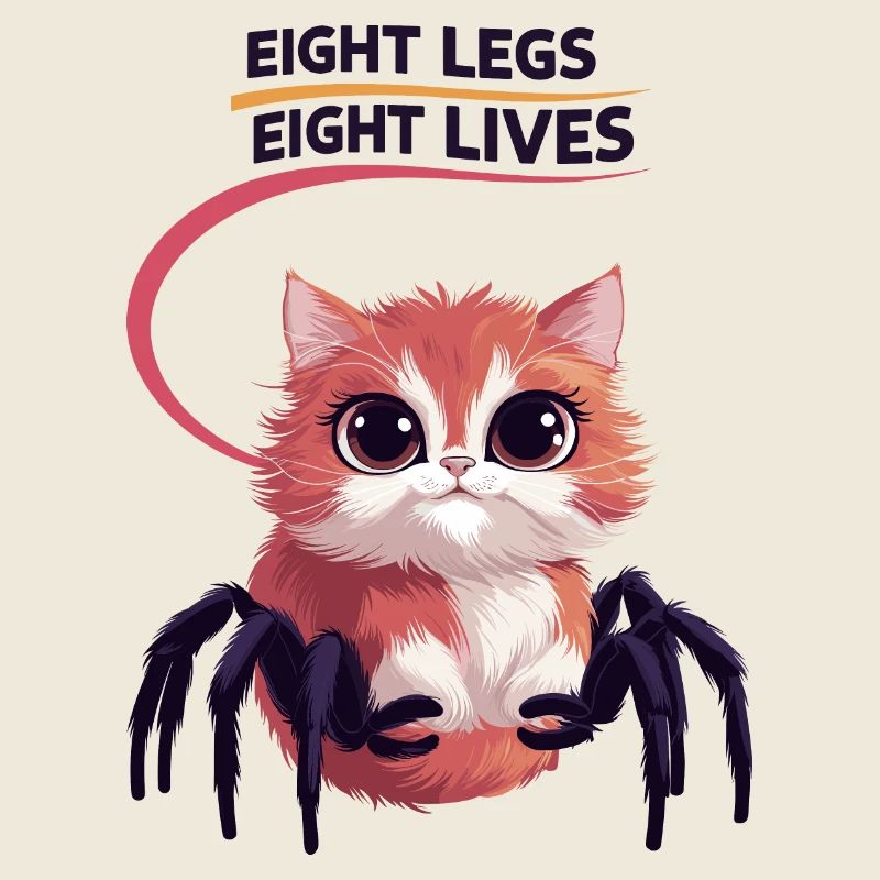 Chat araignées mignonnes