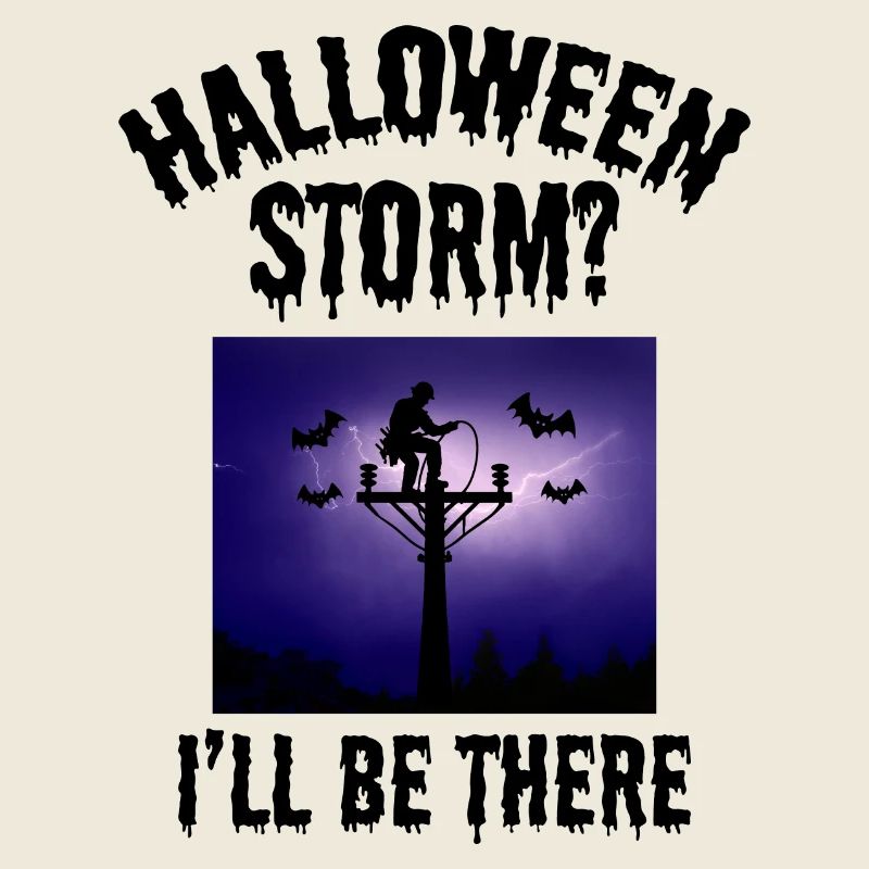 Halloween-Sturm? Ich werde da sein – Lineman Halloween
