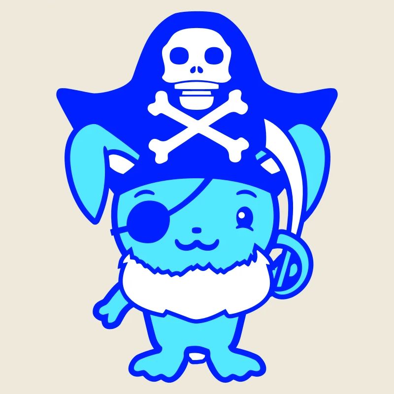 Petit lapin mignon Patch pour l’œil du capitaine