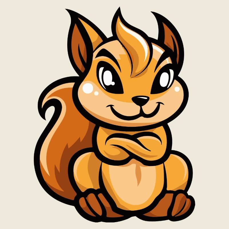 Eichhörnchen Comic