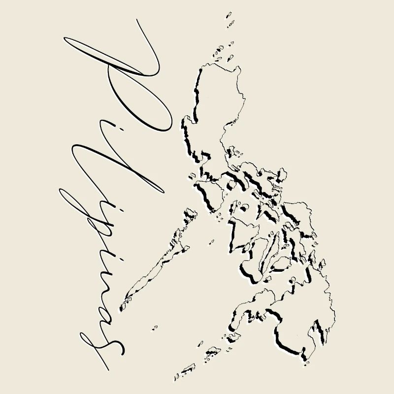 Philippines Map as Outline PH