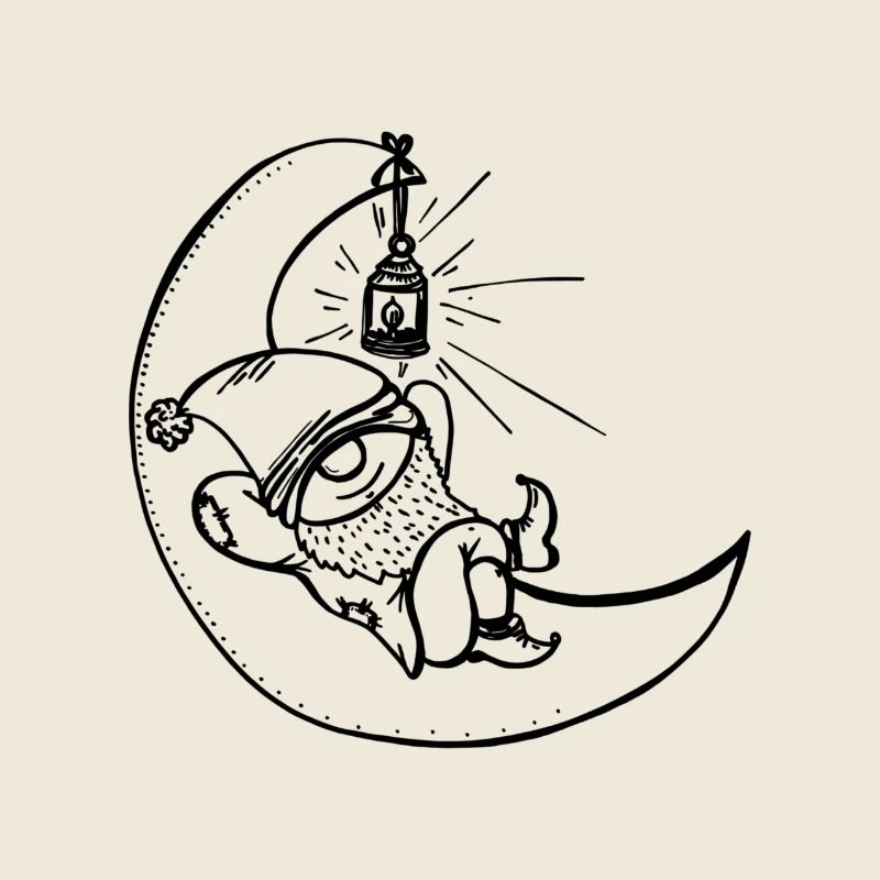 Dwarf in the Moon