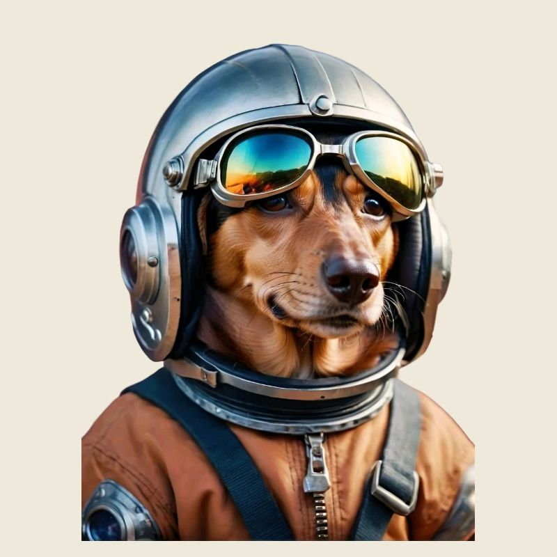 Teckel de l’espace | Chien dans l’espace