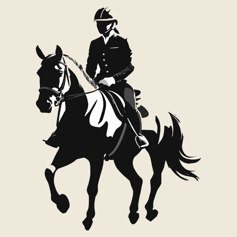 Cheval et cavalier - Design équestre