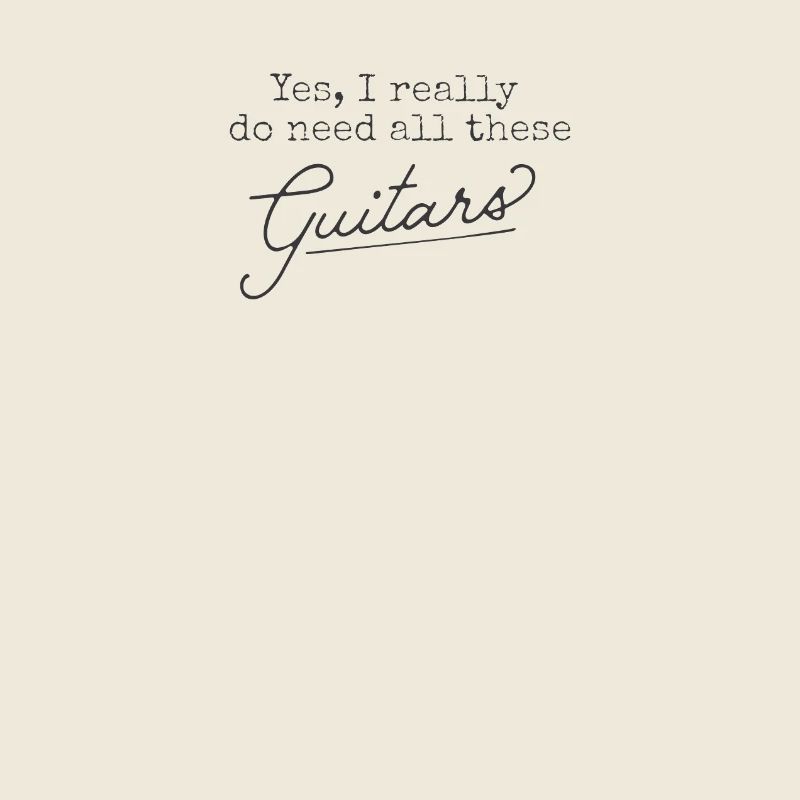 Funny Design for Guitarist, Humorous Phrase