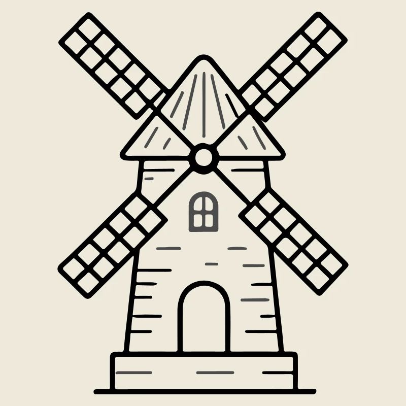Icône du moulin à vent