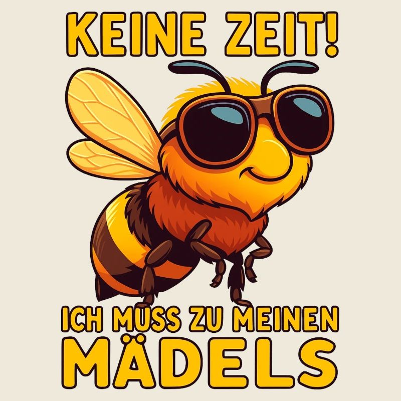 Funny Beekeeper Bees Honey Motif No Time