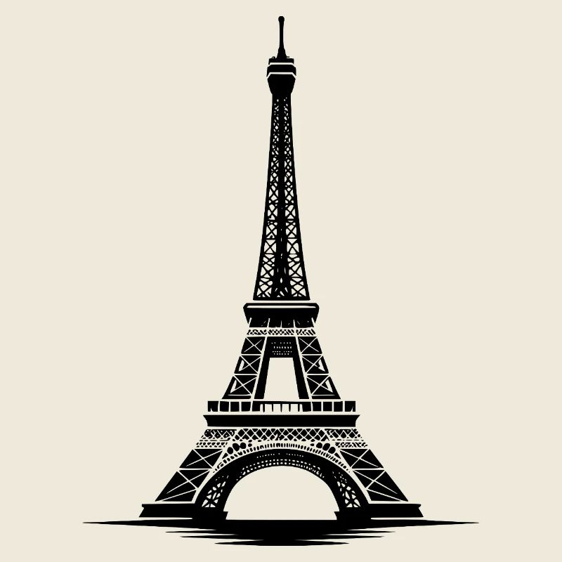 Eiffel Tower Paris Magic Minimalist, Monumental