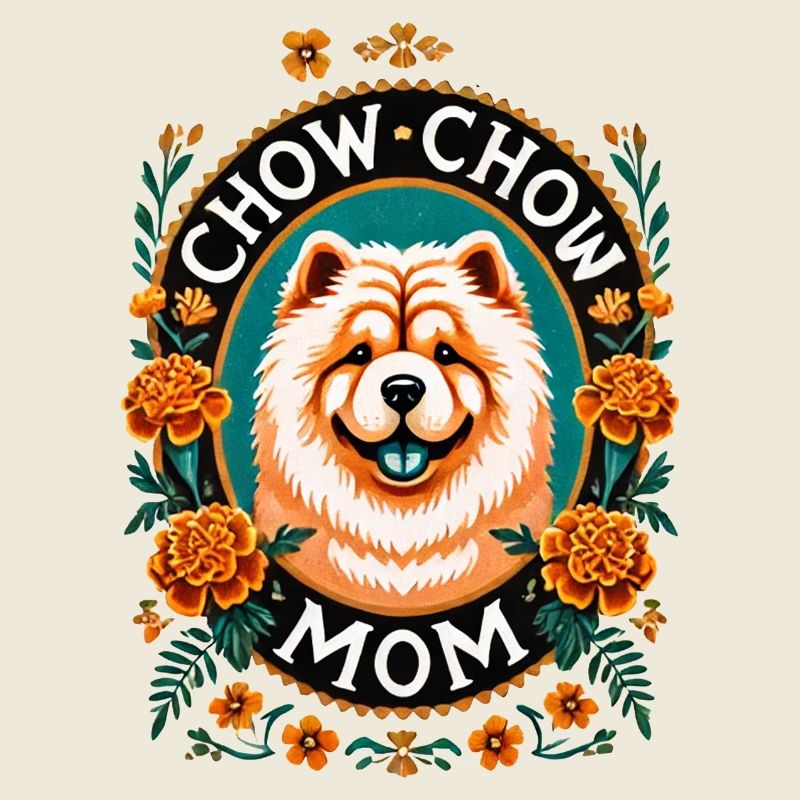 Chow Chow Mom Circle Design