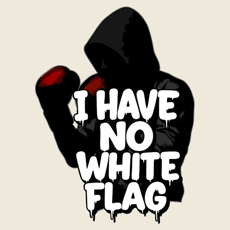 Bold Graffiti : I have no white flag