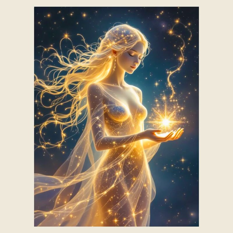 Interstellar maiden formed from starlight 