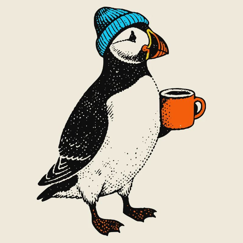 Coffee Puffin