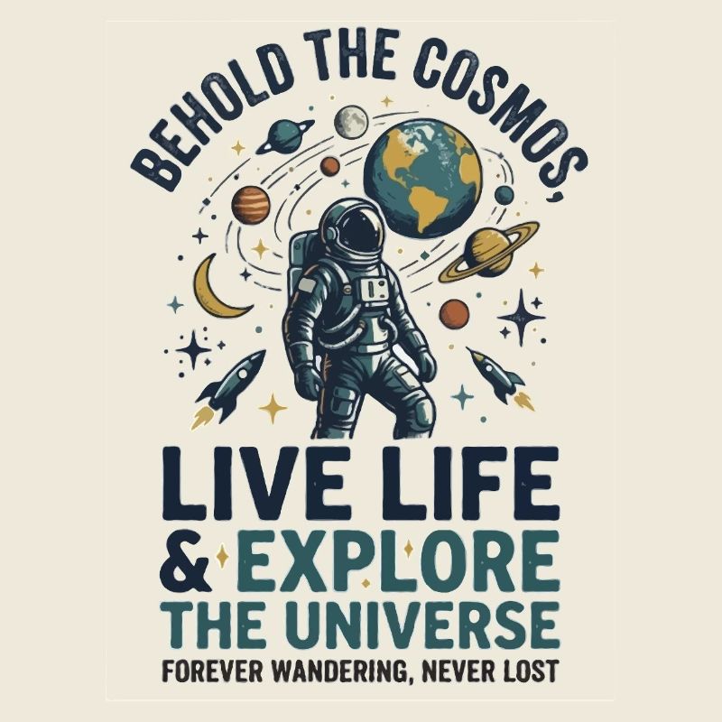 Kosmosheld: Lebe Leben, Erkunde Universum