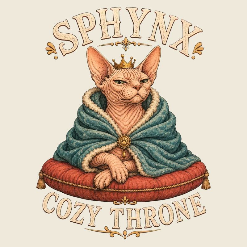 SPHYNX TRÔNE DOUILLET Chat