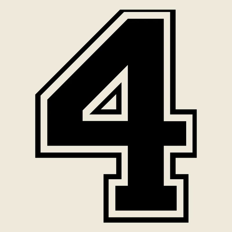 4, Vier, Four, Nummer, Zahl