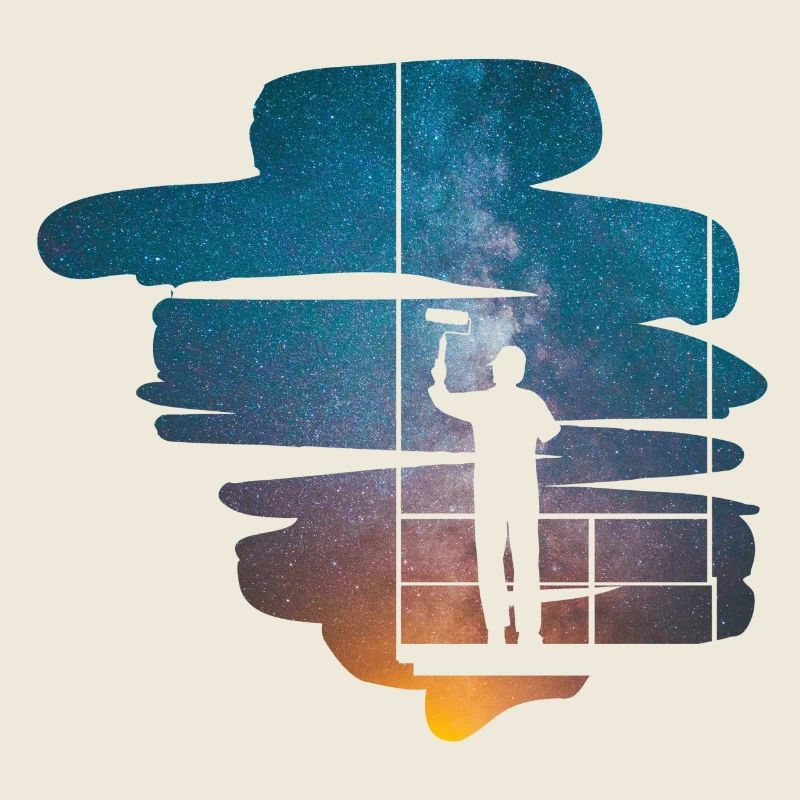 Galaxies painter gift