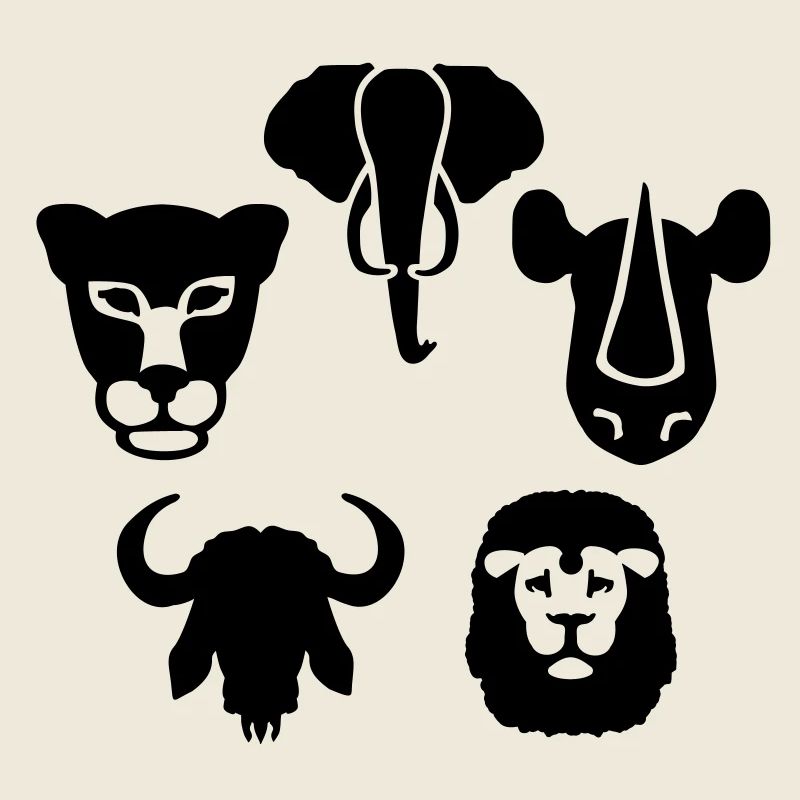 Afrika Tiere Big Five