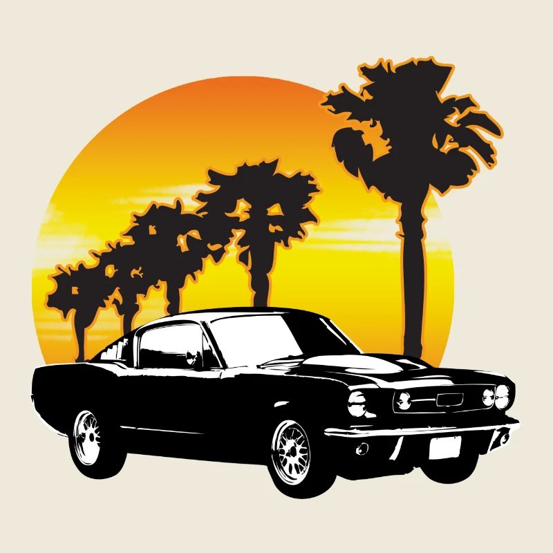 1965 Fastback _sunset
