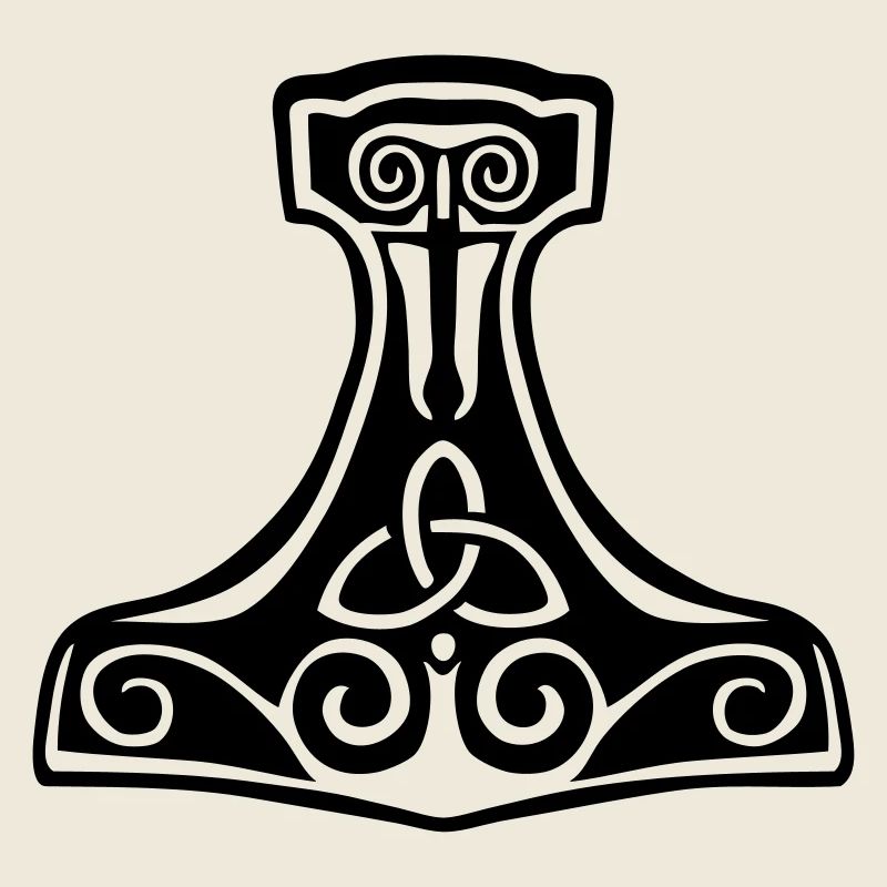 Thor Hammer Mjollnir Wikingersymbol