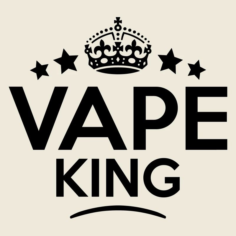 vape king keep calm style crown stars