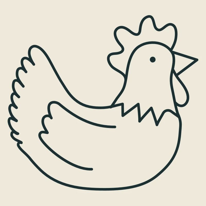 Roundy chook chicken hen