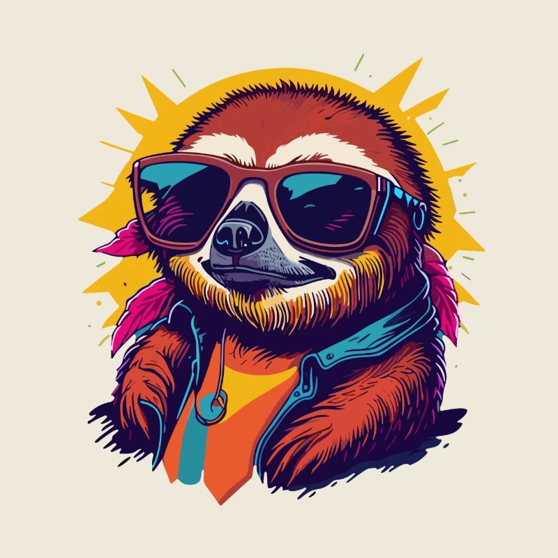 Retro Sloth