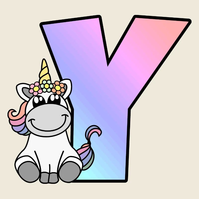Licorne Lettre Y