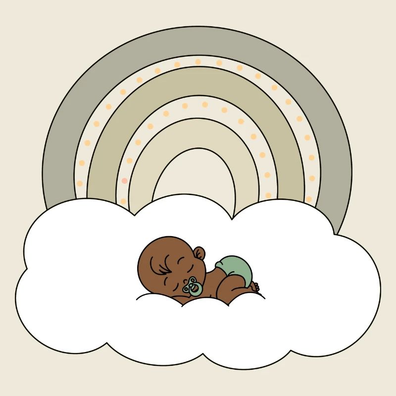 Bébé arc-en-ciel