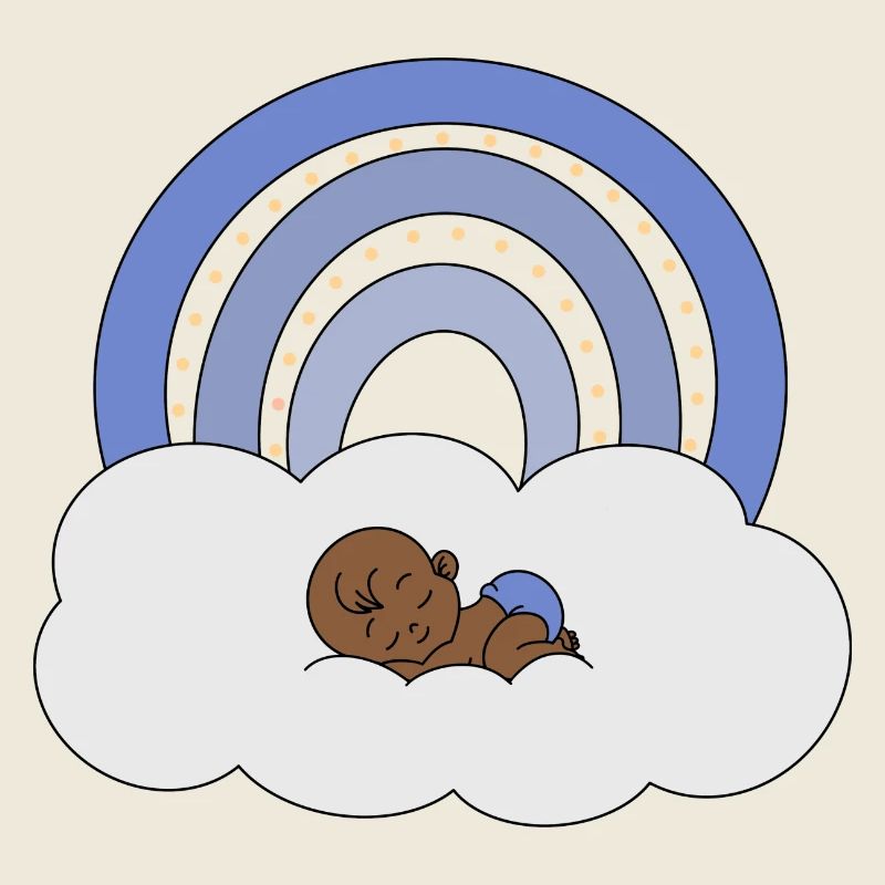 Bébé arc-en-ciel