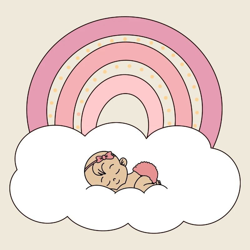 Bébé arc-en-ciel