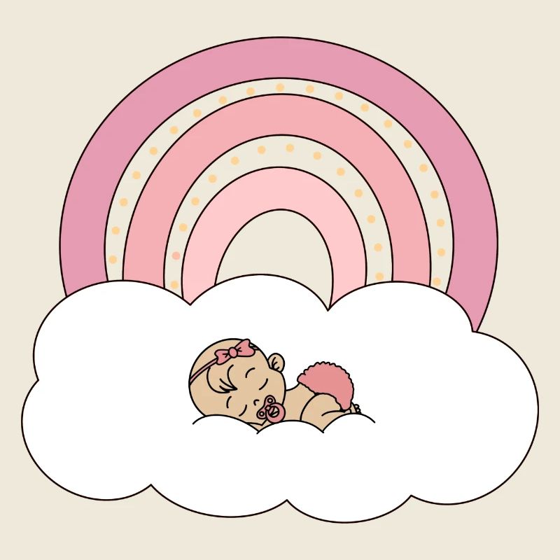Bébé arc-en-ciel