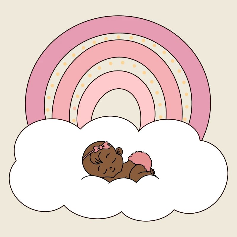 Bébé arc-en-ciel