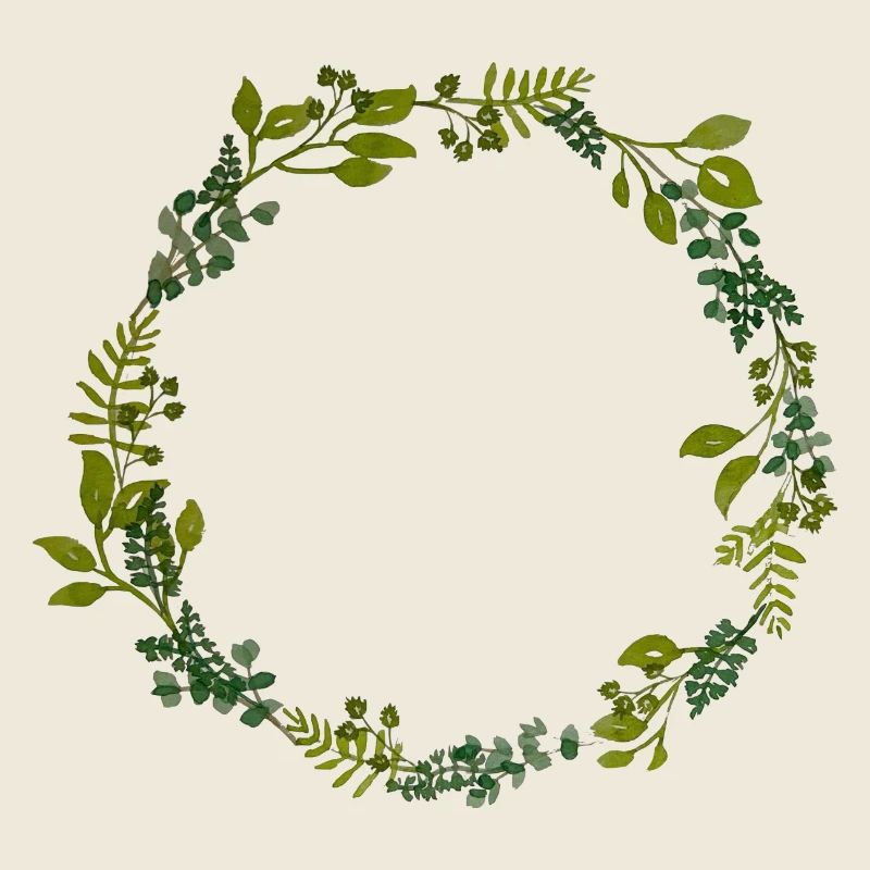 couronne de feuillage