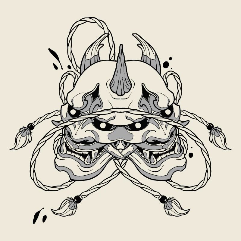 Double mask Oni