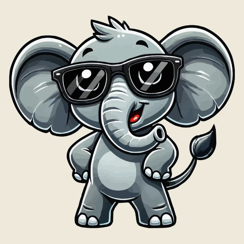 Lunettes de soleil éléphant