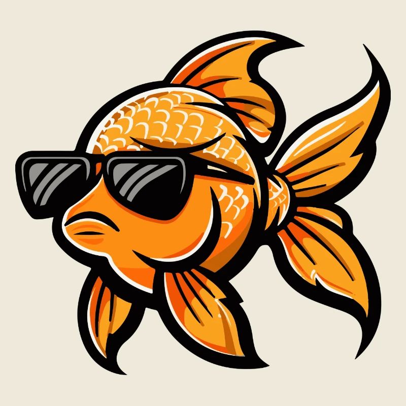 Goldfisch Comic Cool