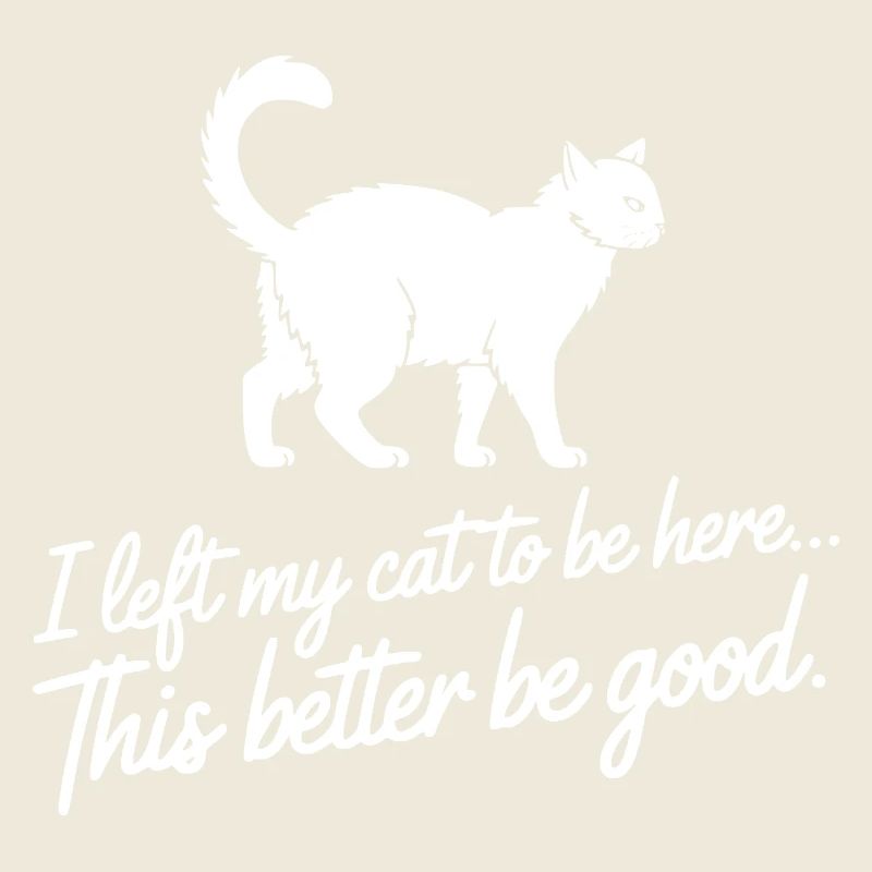 I Left My Cat To Be Here This Better Be Good