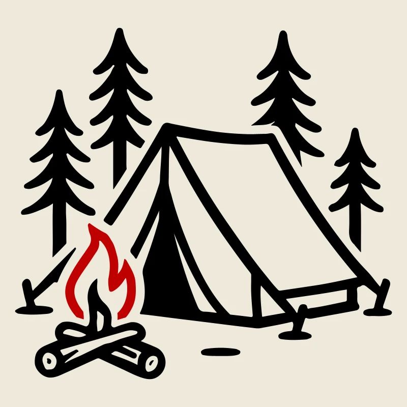 Tente Feu de camp Nature