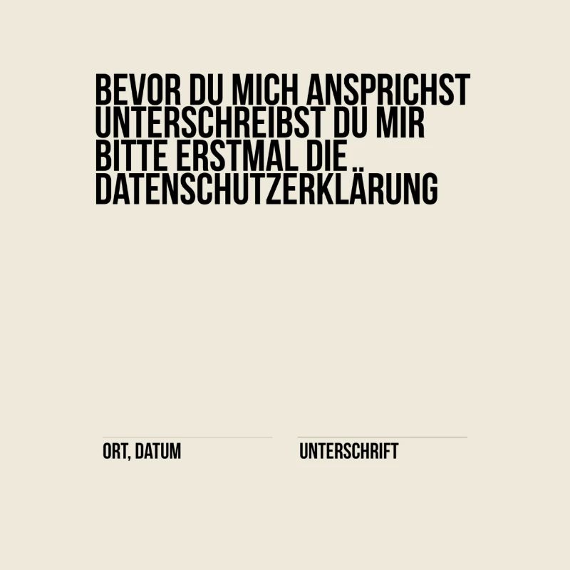 Datenschutz Fun Shirt