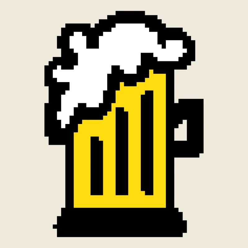 Art de pixel de bière