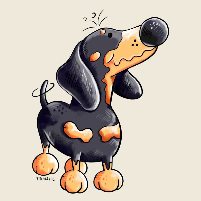 Drôle Dachshund